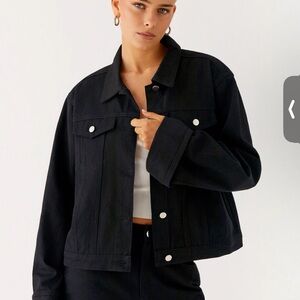 Peppermayo Black Jean Jacket